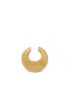 Jil Sander Polished Ear Cuff In Gold