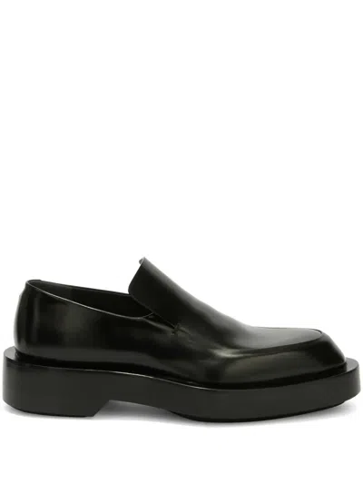 Jil Sander Loafer Mit Glanzoptik In Schwarz
