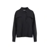 Jil Sander Shirt-style Casual Jacket In Blue