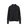 Jil Sander Shirt-style Casual Jacket In Blue