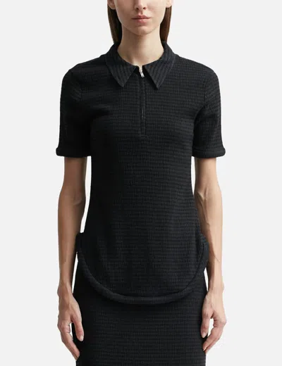 Jil Sander Polo Shirt In Black