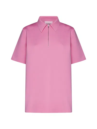 Jil Sander Polo Shirt In Pink