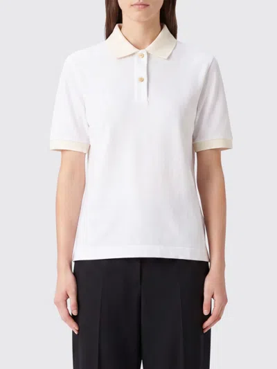 Jil Sander Piquet Polo Shirt Short Sleeves Straight Collar In Pink