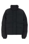 Jil Sander Polyester Down Jacket Elasticated Cuffs Pockets In Black