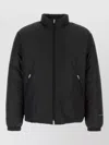 Jil Sander Polyester Down Jacket Elastic Cuffs High Collar In Black