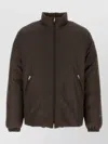Jil Sander Polyester Down Jacket Elastic Cuffs Pockets Collar In Multi
