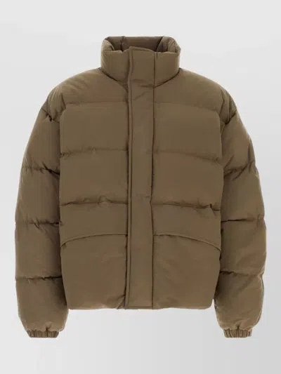 JIL SANDER POLYESTER DOWN JACKET HIGH COLLAR PUFFER