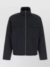 Jil Sander Polyester Jacket Flap Pockets High Collar In Multi
