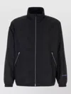 Jil Sander Polyester Jacket High Collar Elastic Cuffs In Black