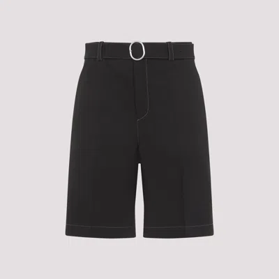 JIL SANDER POLYESTER SHORTS
