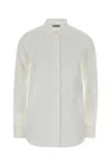 Jil Sander Poplin Button-front Shirt In White