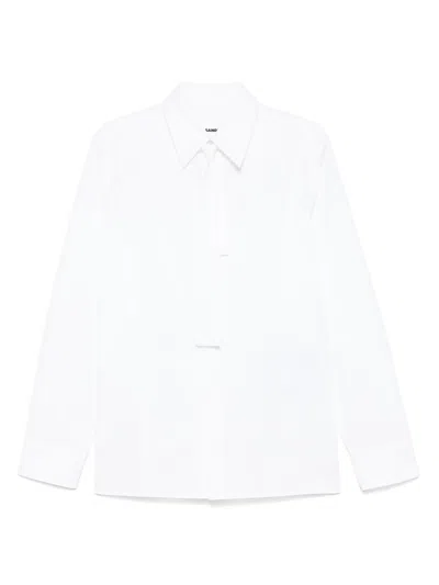 Jil Sander Poplin Shirt In 白色