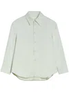 Jil Sander Poplin Shirt In Green