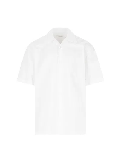 Jil Sander Poplin Shirt In White