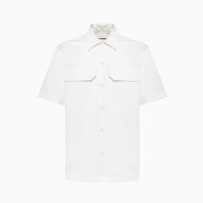 Jil Sander Poplin Shirt In White