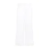 Jil Sander Porcelain Cotton Pants In White