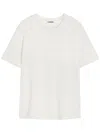 Jil Sander Porcelain-crafted Cotton Jersey T-shirt In White