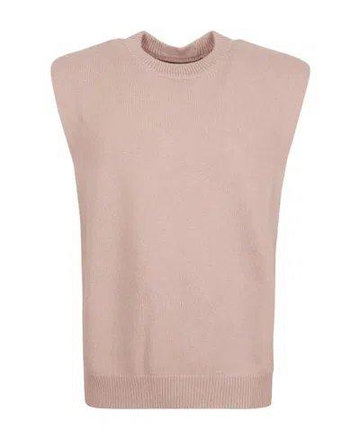 Jil Sander Positano Knitted Gilet In Neutral