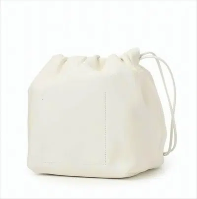 Jil Sander Pouch-style White Shoulder Bag