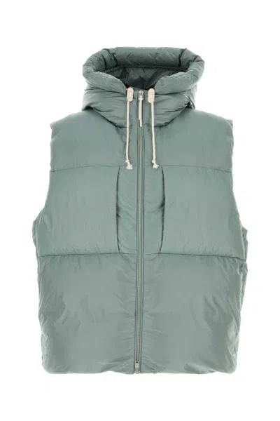 JIL SANDER POWDER LIGHT BLUE SLEEVELESS DOWN JACKET