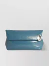 Jil Sander Precious Sea Leather Clutch