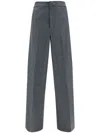 Jil Sander Press Crease Tailored Trousers In Grey