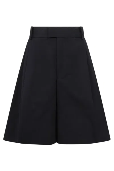 Jil Sander Cotton Shorts In Blue