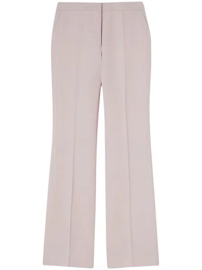 Jil Sander Pressed-crease Tailored Trousers In Pink