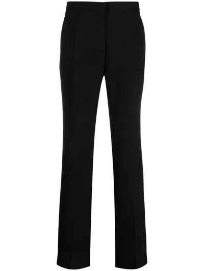 Jil Sander Pressed-crease Tailored Trousers In Schwarz