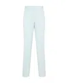 Jil Sander Pressed-crease Tailored Trousers In White