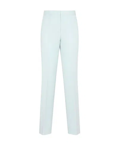 Jil Sander Pressed-crease Tailored Trousers In White
