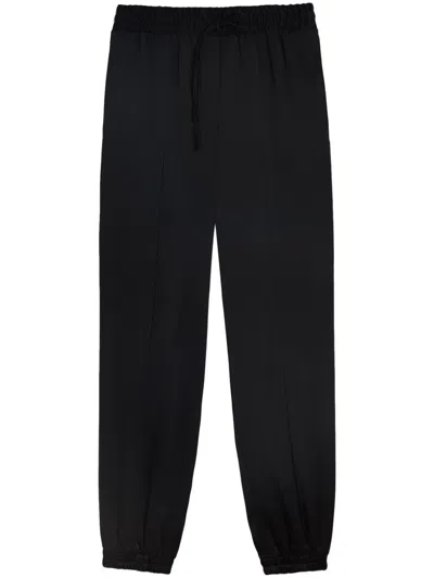 Jil Sander Moschino Couture Pressed Crease Trousers In Neutral