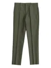 Jil Sander Straight Trousers In Green