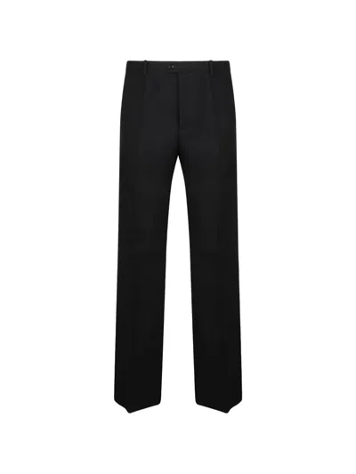 Jil Sander Pressed-crease Straight-leg Wool Trousers In Multi