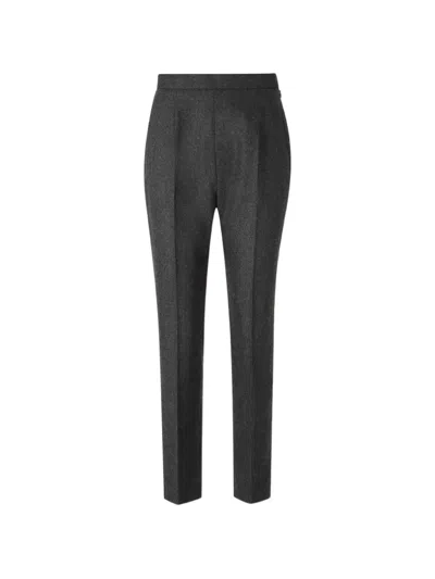 Jil Sander Pressed-crease Tailored Trousers In Gray