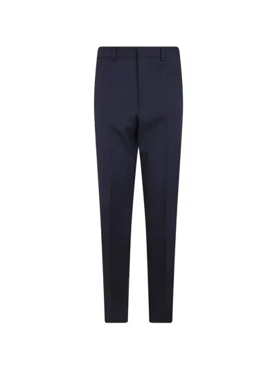 Jil Sander Pressed-crease Trousers In Black