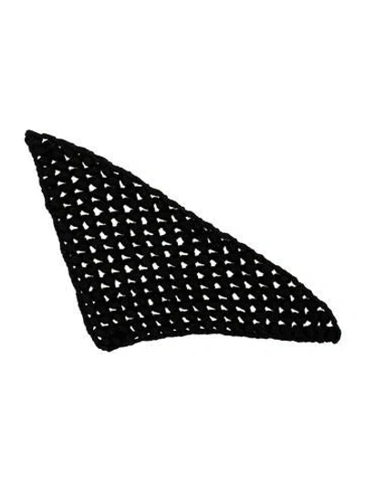 Pre-owned Jil Sander Printed Bandana In Black