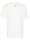 Jil Sander Classic Short Sleeve Cotton Jersey T-shirt In Nude