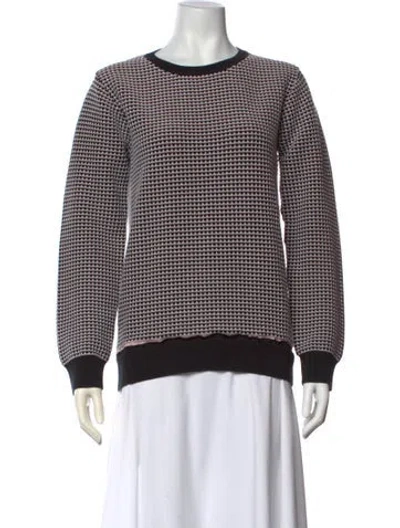 Pre-owned Jil Sander Printed Crew Neck Sweater In Neutral