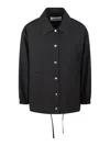 Jil Sander Giubbino In Cotone Nero Donna In Black