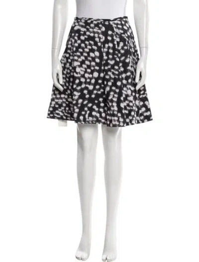 Pre-owned Jil Sander Printed Knee-length Skirt In Black