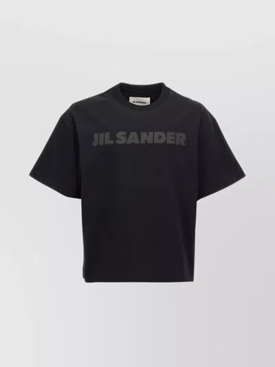 Jil Sander Printed Logo Crew Neck T-shirt