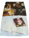 Jil Sander Printed Midi Skirt In Yellow