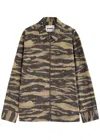 Jil Sander Printed Zip-up Overshirt In Multicoloured 1