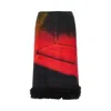 Jil Sander Printed Viscose Skirt With Ruffles In Multicolor