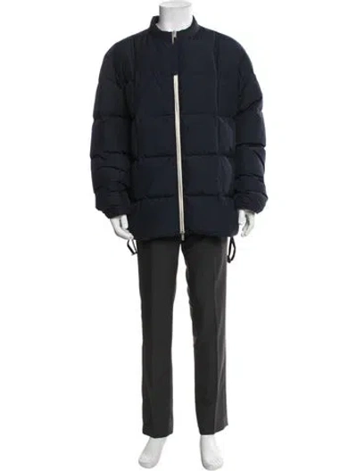 Pre-owned Jil Sander Puffer Coat In Blue