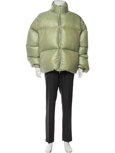 Pre-owned Jil Sander Puffer Coat In Green