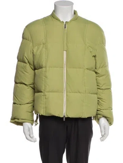 Pre-owned Jil Sander Puffer Coat In Green