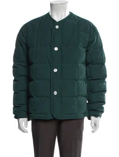 Pre-owned Jil Sander Puffer Coat In Green