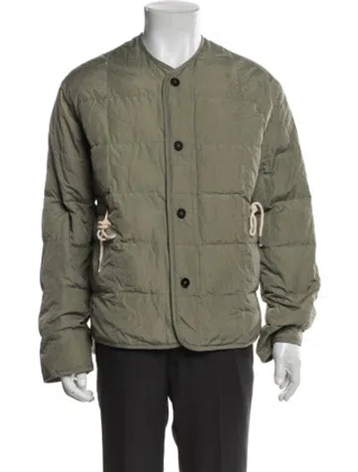 Pre-owned Jil Sander Puffer Coat In Green